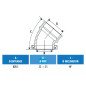 Pipe d'admission orientable Polini CP Evolution 19/24 MBK Nitro / Aerox Pipe d'admission orientable Polini CP Evolution 19/24 MBK Nitro / Aerox