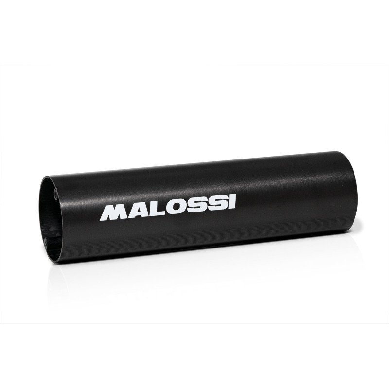 Malossi tuyau de silencieux avec Ø ext. 60 en aluminium anodisé noir