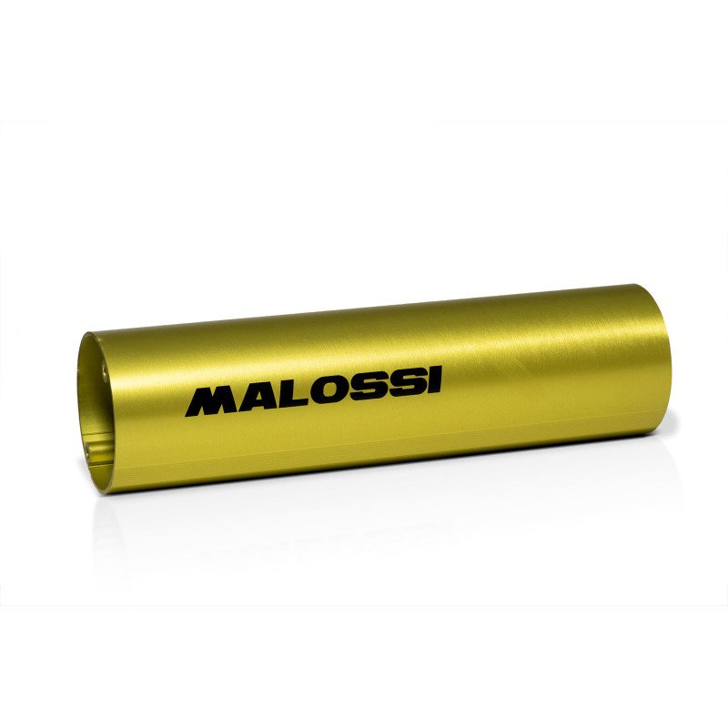 tuyau de silencieux avec ø ext. 60 en aluminium anodisé noir