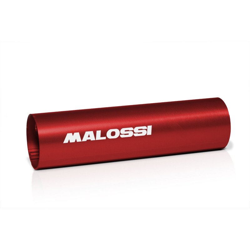 tuyau de silencieux avec ø ext. 60 en aluminium anodisé noir
