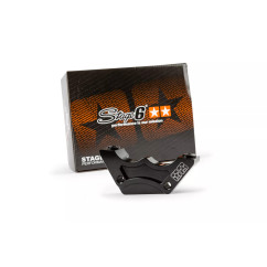 Adaptateur frein arrière Stage6 R/T CNC pour étrier 4 pistons Stage6 MBK Nitro / Mach G