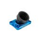 PIPE D'ADMISSION STAGE6 360° AM6 ET DERBI BLEU POUR CARBU PWK 19 - 28MM