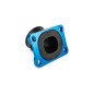 PIPE D'ADMISSION STAGE6 360° AM6 ET DERBI BLEU POUR CARBU PWK 19 - 28MM