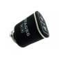 Filtre à air Stage6 Racing ovale d.70mm noir Filtre à air Stage6 Racing ovale d.70mm noir