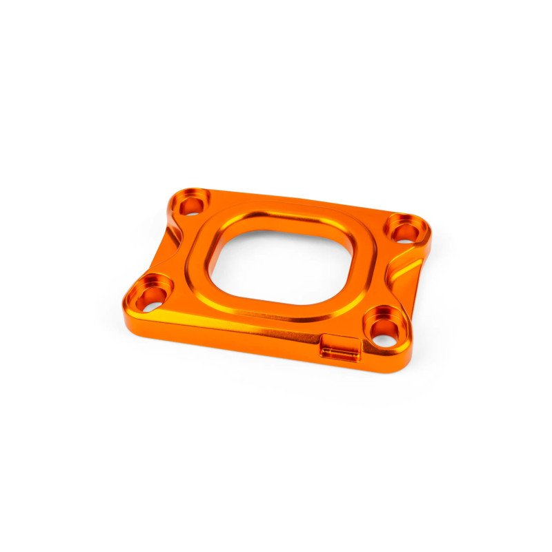 PLATINE PIPE D'ADMISSION STAGE6 360° AM6 ET DERBI ORANGE PLATINE PIPE D'ADMISSION STAGE6 360° AM6 ET DERBI ORANGE