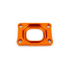 PLATINE PIPE D'ADMISSION STAGE6 360° AM6 ET DERBI ORANGE