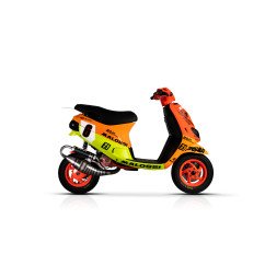 Pot d'échappement Malossi 100cc Testarossa Piaggio | ScooterGP