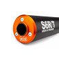 Silencieux d'échappement Stage6 R/T 80 - 100 droit orange / noir