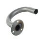 tube de fuite pot d'échappement 2FAST coudé ( 20mm INTERIEUR 22mm extérieur )