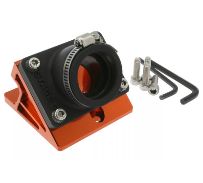 Pipe d'admission d.28mm Stage6 Orange MBK Nitro