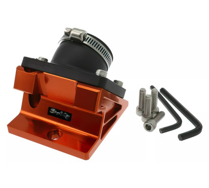 Pipe d'admission d.28mm Stage6 Orange MBK Nitro
