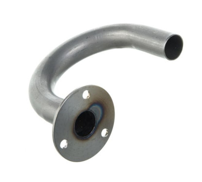 tube de fuite pot d'échappement 2FAST coudé ( 20mm INTERIEUR 22mm extérieur )