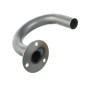 tube de fuite pot d'échappement 2FAST coudé ( 20mm INTERIEUR 22mm extérieur )